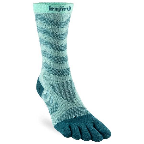 Injinji Run Technical Crew Laufsocken Women (Größe 40,5-44,5 |türkis)
