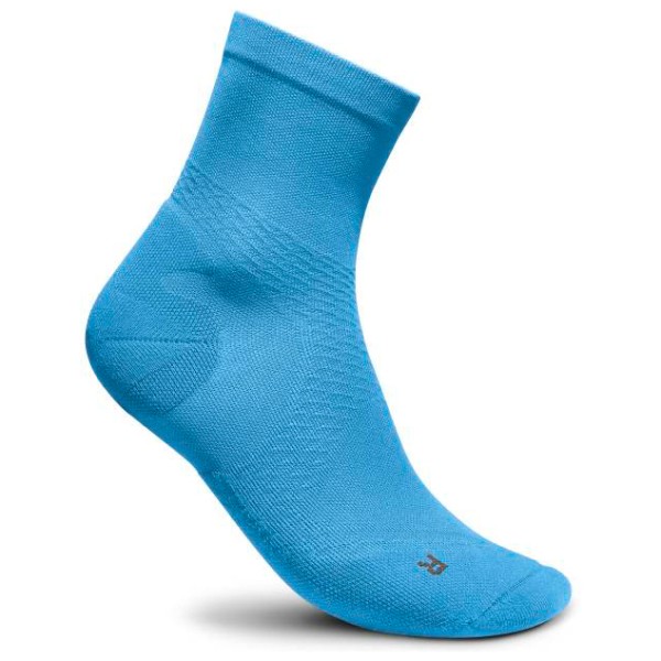 Image of Bauerfeind Sports - Women"s Run Ultralight Mid Cut Socks - Laufsocken Gr 35-37;38-40 blau;gelb'