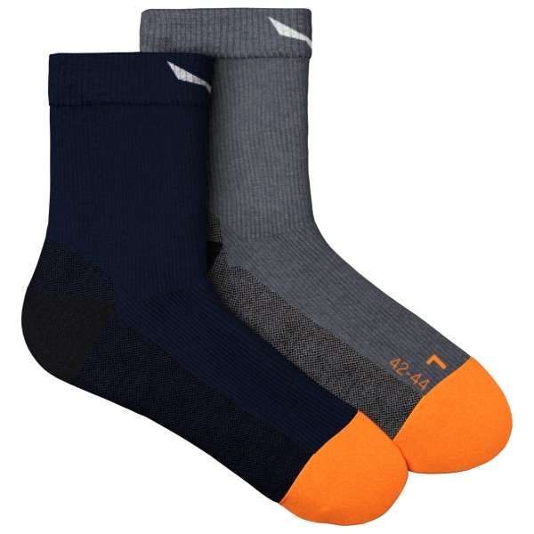 Salewa MTN TRN All Mountain Crew Sock Wandersocken Herren (Gr 45-47 |blau)