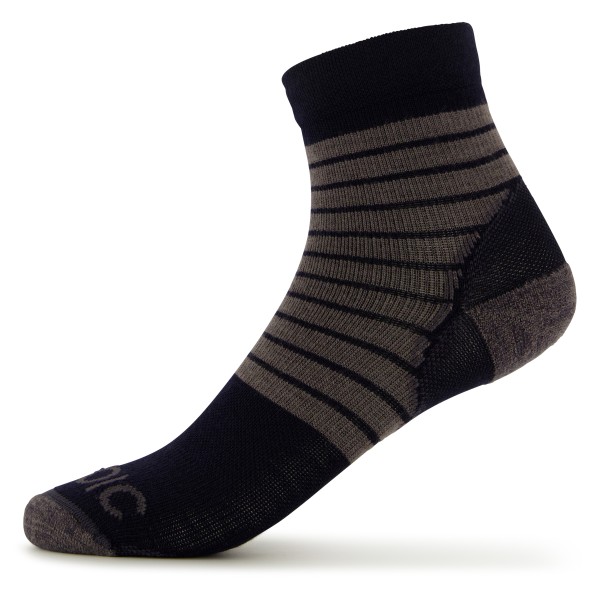 Image of Stoic - Merino MTB Quarter Socks - Velosocken Gr 36-38;39-41;42-44 blau/schwarz;grau;oliv;rosa;schwarz