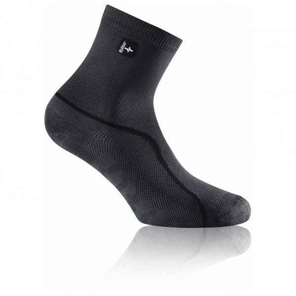 Image of Rohner - R-Ultra Light Quarter - Laufsocken Gr 36-38;39-41 grau;schwarz