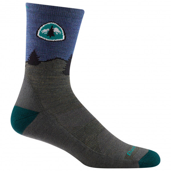 Image of Darn Tough - PCT Micro Crew Lightweight with Cushion - Wandersocken Gr L;M;S;XL grau