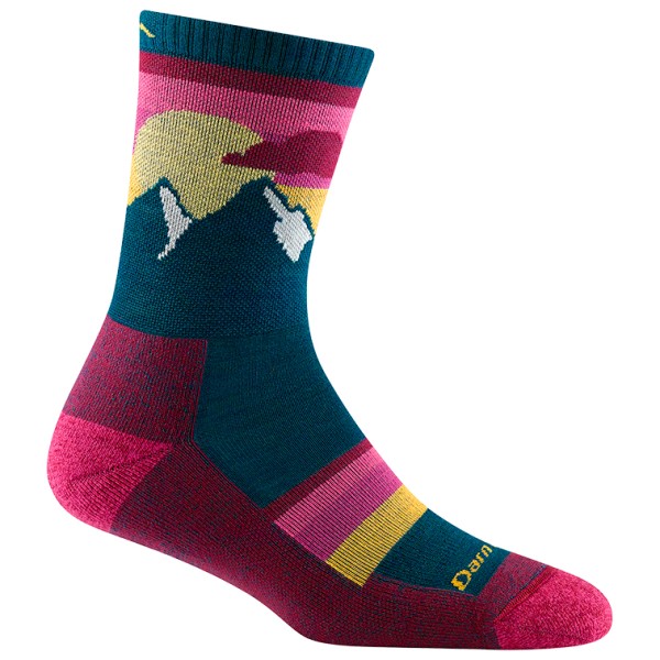Image of Darn Tough - Women"s Sunset Ledge Micro Crew Lightweight Cushn - Wandersocken Gr M bunt'