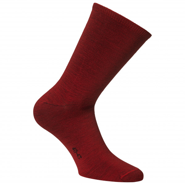 Image of Alpacasocks&Co - Merino Lifestyle 2-Pack - Merinosocken Gr 36-39 rot