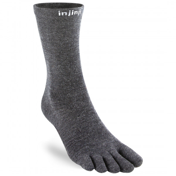 Image of Injinji - Liner Crew Wool - Multifunktionssocken Gr L;M;S;XL grau