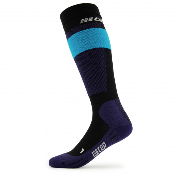 Image of CEP - Merino Skiing Socks Tall - Skisocken Gr V blau