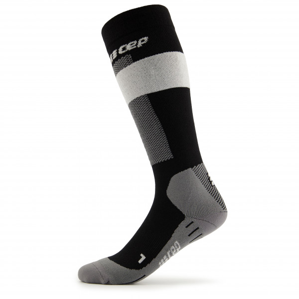 Image of CEP - Merino Skiing Socks Tall - Skisocken Gr V grau/schwarz