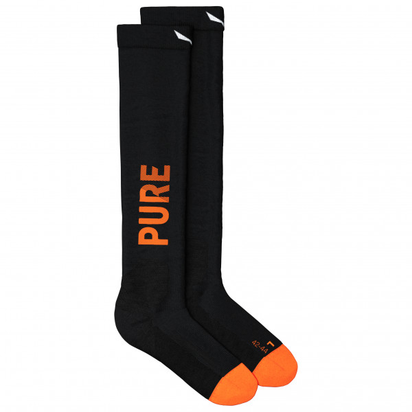 Image of Salewa - Sella Pure Mountain Alpine Merino Sock - Skisocken Gr 39-41 schwarz
