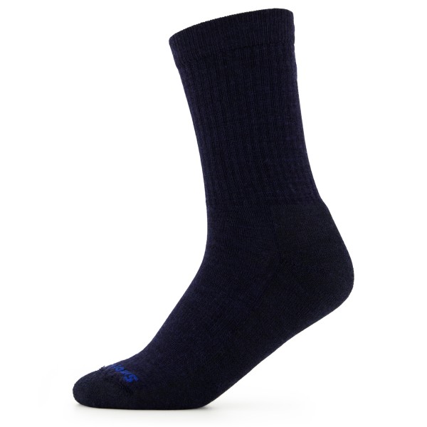 Image of Smartwool - Everyday Solid Rib Crww - Multifunktionssocken Gr L;M;S;XL blau;schwarz