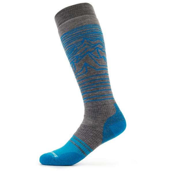 Image of Smartwool - Snowboard Full Cushion Iguchi Pattern OTC - Skisocken Gr L;M;XL blau;oliv;rot