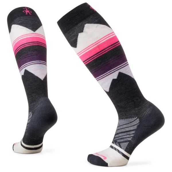 Image of Smartwool - Women"s Ski Targeted Cushion Print OTC - Skisocken Gr M grau'