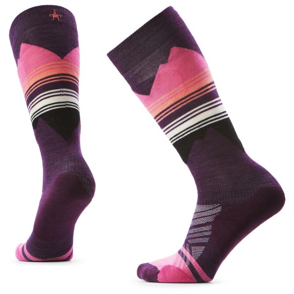 Smartwool Women’s Ski Targeted Cushion Print OTC Skisokken meerkleurig Multicolor