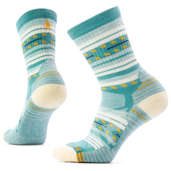 Smartwool Women’s Hike Light Cushion Margarita Crew Socks Wandelsokken turkoois Turquoise