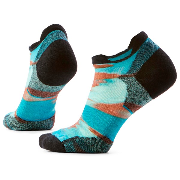Smartwool – Women’s Run Targeted Cushion Brushed Prt Low Ankle – Hardloopsokken maat , meerkleurig Multicolor