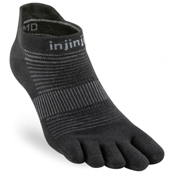 Image of Injinji - Run Lightweight No-Show - Laufsocken Gr L;M;S;XL blau;braun;bunt;grau;grün;orange/rot;schwarz;türkis