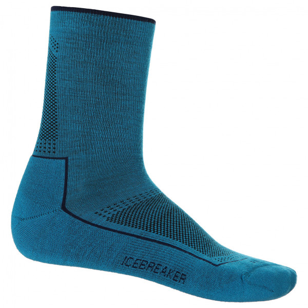 Image of Icebreaker - Hike Cool-Lite 3Q Crew - Wandersocken Gr L;M;S rot;schwarz