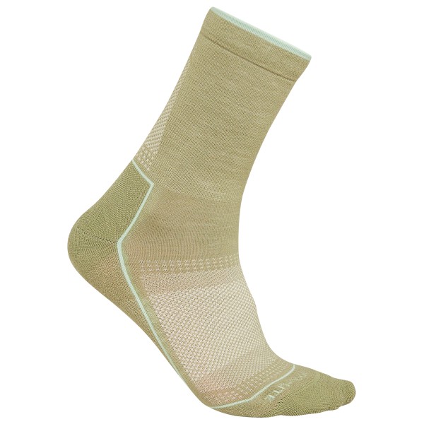 Image of Icebreaker - Women"s Hike Cool-Lite 3Q Crew - Wandersocken Gr M oliv/beige'