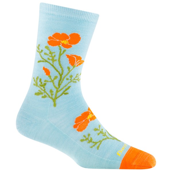 Image of Darn Tough - Women"s Blossom Crew Lightweight - Multifunktionssocken Gr S blau'