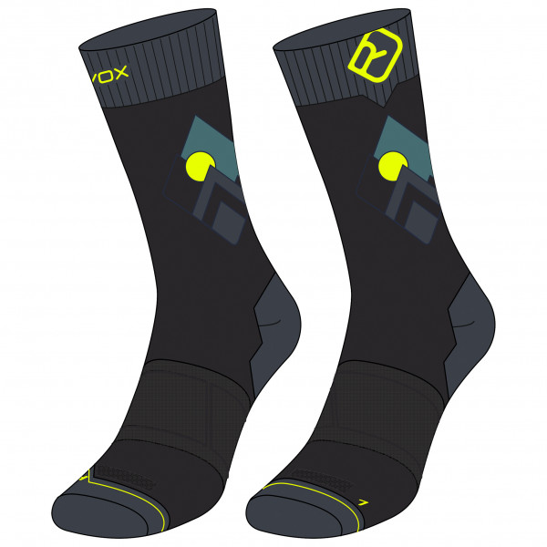Image of Ortovox - Alpine Light Comp Mid Socks - Merinosocken Gr 39-41;42-44;45-47 blau;bunt;schwarz