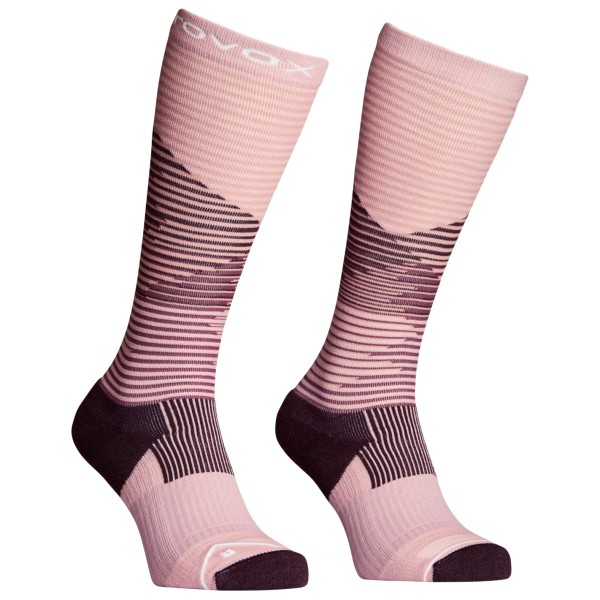 Merinosocken Ortovox All Mountain Long Socks Damen (Gr 39-41 |rosa)