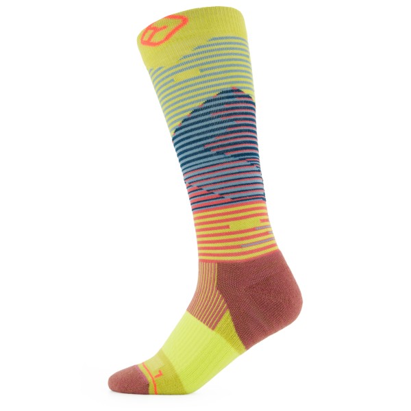 Image of Ortovox - Women"s All Mountain Long Socks - Merinosocken Gr 35-38;39-41;42-44 bunt;rot;türkis'