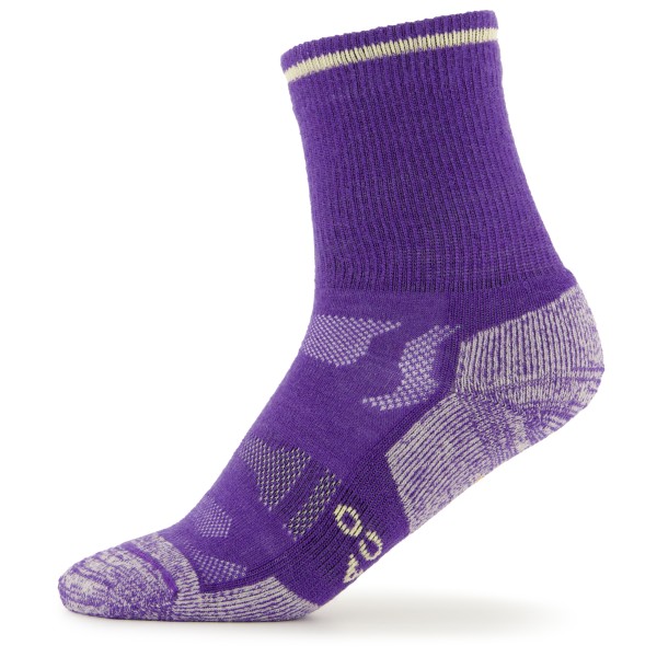Image of Alpacasocks&Co - Merino Outdoor Kids - Wandersocken Gr 23-26;27-30;31-34 grau;grün;rosa