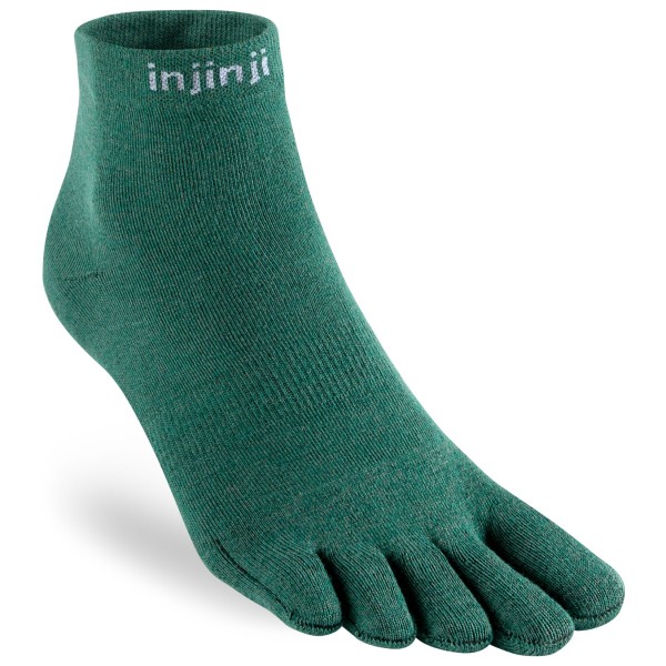 Image of Injinji - Liner Mini-Crew - Multifunktionssocken Gr L grün
