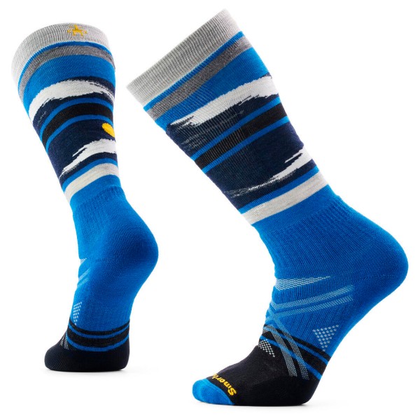 Smartwool Ski Full Cushion Midnight Ski Pattern OTC Skisokken Blauw