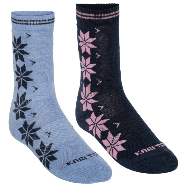 Image of Kari Traa - Women"s Vinst Wool Sock 2 Pack - Merinosocken Gr 36-38 blau'