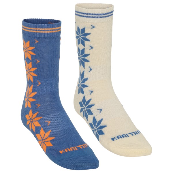 Kari Traa Women’s Vinst Wool Sock 2 Pack Merinosokken meerkleurig Multicolor