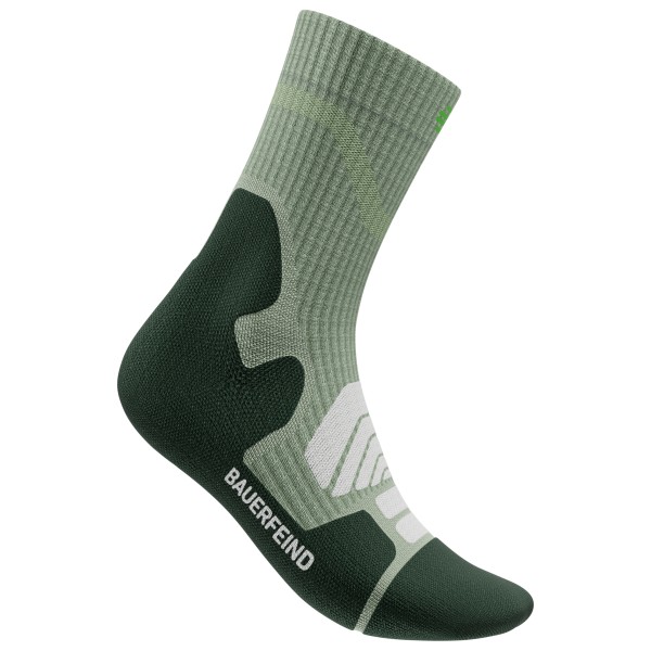 Bauerfeind Sports Outdoor Merino Mid Cut Socks Wandersocken Women (Gr 35-38 |grün)