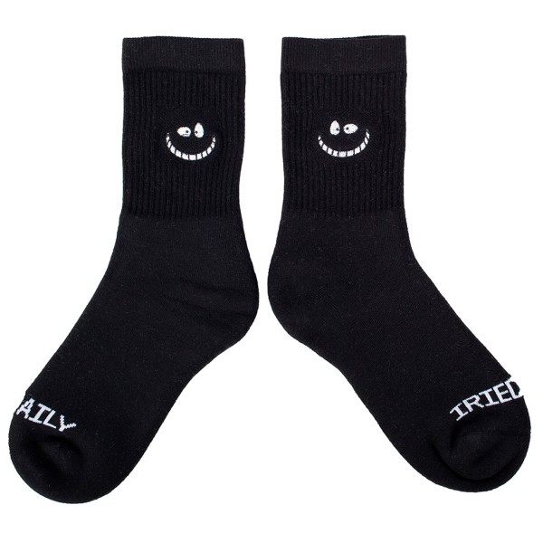 Image of Iriedaily - Grin Cat Sock - Multifunktionssocken Gr M schwarz