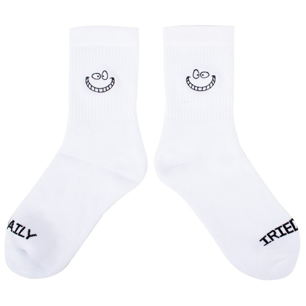 Image of Iriedaily - Grin Cat Sock - Multifunktionssocken Gr M weiß