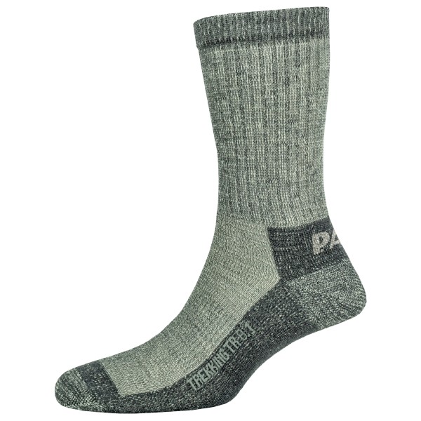 Image of P.A.C. - TR 8.1 Trekking Merino Heavy - Wandersocken Gr 40-43;44-47 grau/oliv