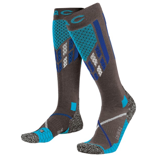 P.A.C. Women’s SK 6.2 Merino Technical Pro Skisokken Grijs