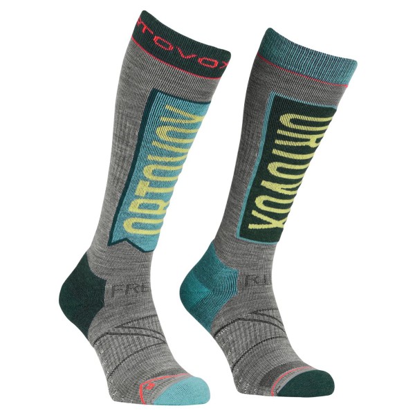 Image of Ortovox - Women"s Free Ride Long Socks - Skisocken Gr 35-38;39-41;42-44 braun;grau'