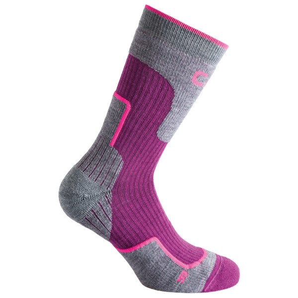 Image of CMP - Trekking Sock Wool Mid - Wandersocken Gr 39-42 lila