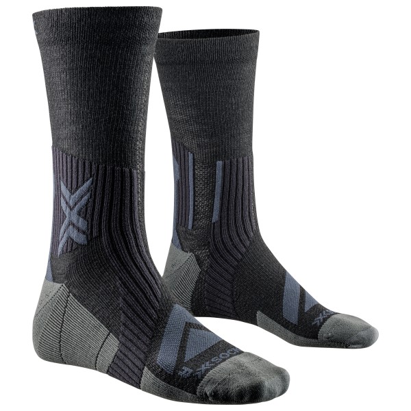 Image of X-Socks - Bike Expert Merino Crew - Velosocken Gr 35-38;39-41;42-44;45-47 rot;schwarz