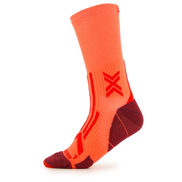 Image of X-Socks - Trailrun Perform Crew - Laufsocken Gr 35-38;39-41;42-44;45-47 grau;rot;schwarz/grau;türkis