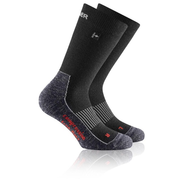 Image of Rohner - Compression Trek Light L/R - Wandersocken Gr 36-38;39-41;42-44;44-46;47-49 blau;grau;rosa;schwarz