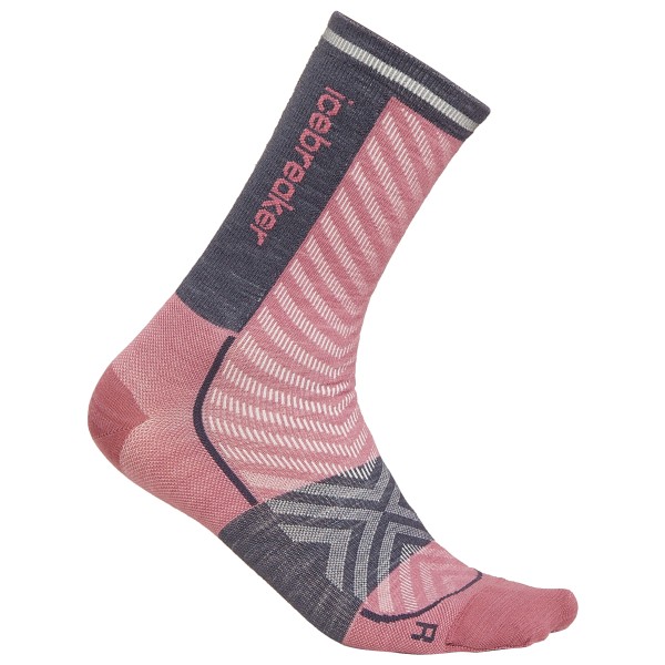 Image of Icebreaker - Women"s Merino Run+ Ultralight Crew - Laufsocken Gr M rosa'