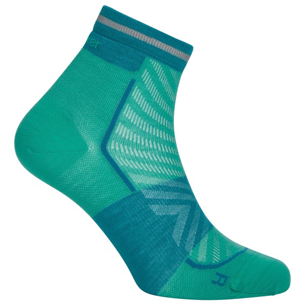 Icebreaker Women’s Merino Run+ Ultralight Mini Hardloopsokken turkoois Turquoise