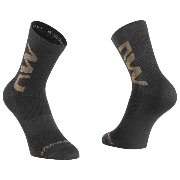 Image of Northwave - Extreme Air Mid Sock - Velosocken Gr M;S braun/grau;türkis