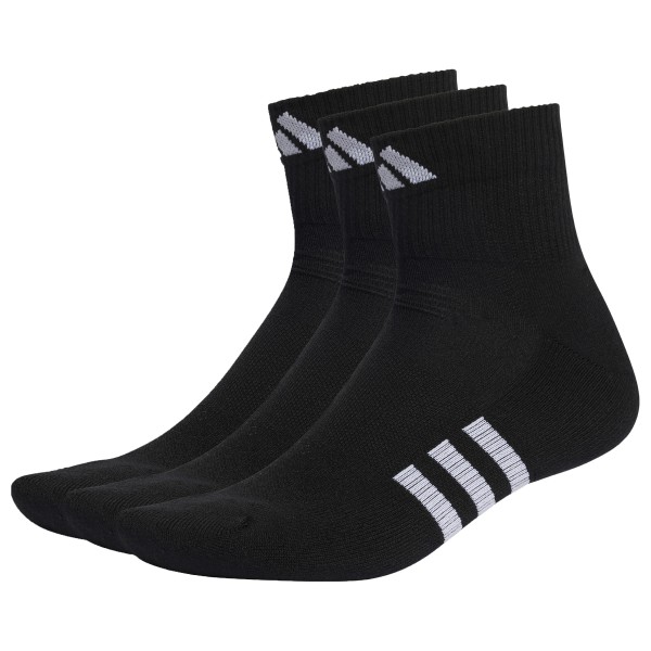 Image of adidas - Performancef Cushioned Mid 3-Pack - Multifunktionssocken Gr L;M;S;XL;XS schwarz;weiß