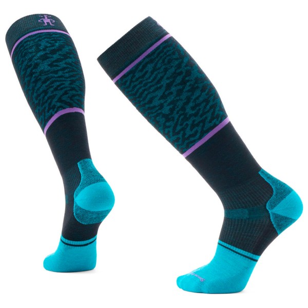 Image of Smartwool - Snowboard Targeted Cushion Retro Line OTC Socks - Skisocken Gr L blau