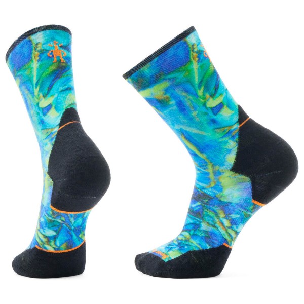 Image of Smartwool - Trail Run Targeted Cush.Reflec. PRT Crew Socks - Laufsocken Gr L;M;XL blau