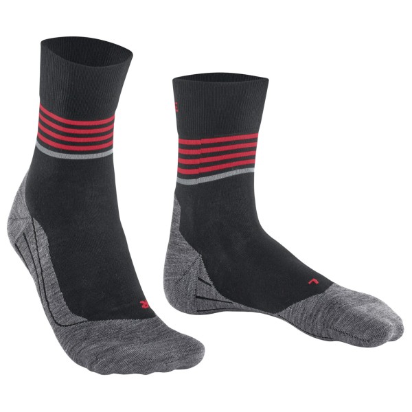 Image of Falke - RU4 Endurance Reflect - Laufsocken Gr 39-41;42-43;44-45;46-48 schwarz/grau;weiß