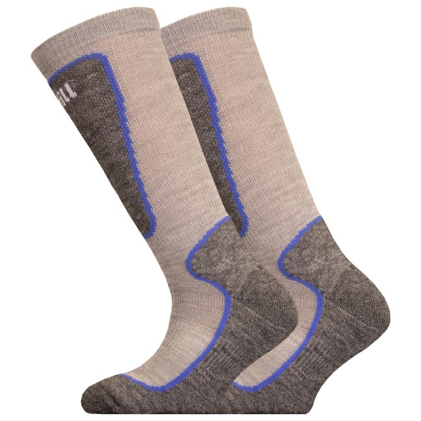 Image of UphillSport - Kid"s Valta Alpine Shin Cushioned M5 Merino - Skisocken Gr 31-33;34-36;37-39 grau;rosa/rot;türkis;weiß'