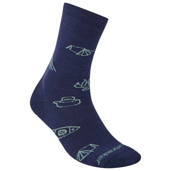 Image of Icebreaker - Merino Lifestyle Ultralight Crew Camp Essentials - Multifunktionssocken Gr L blau
