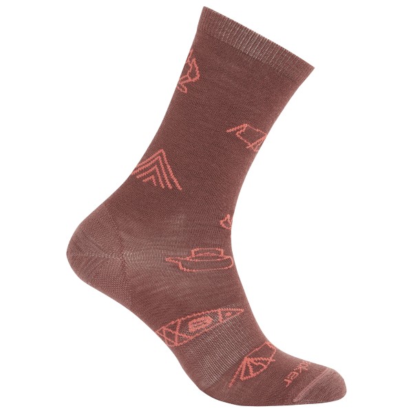 Image of Icebreaker - Merino Lifestyle Ultralight Crew Camp Essentials - Multifunktionssocken Gr L;M blau;oliv